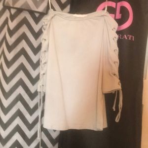 Off the shoulder shirt